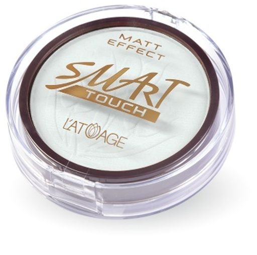Latuage Пудра компактная SMART TOUCH бамбуковая тон 301 белый матовый