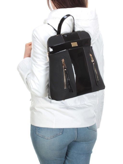 L22473 BLACK Сумка-рюкзак (искусственная кожа) - Фабричный китай фото 5