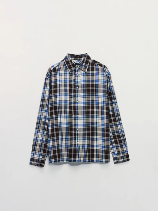 Фланелевая рубашка в клетку / Zarina