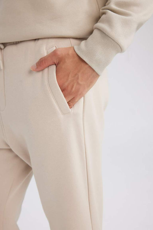 Фланелевые толстые спортивные штаны стандартной посадки с карманами и эластичными штанинами - Defacto фото 6