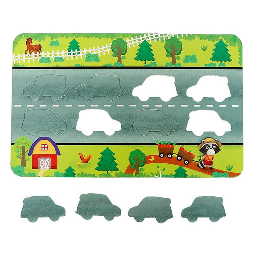 Развивающий набор Куда едет машинка? - Iq-zabiaka фото 4