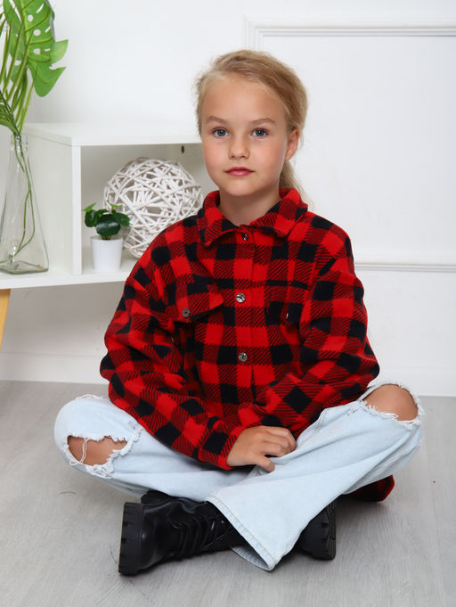 РБ013 Рубашка Мейн (красный) - Милаша фото 4