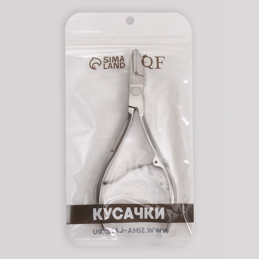 Кусачки педикюрные, прямое лезвие, 13,5 см, длина лезвия - 15 мм, цвет серебристый - Queen fair фото 5