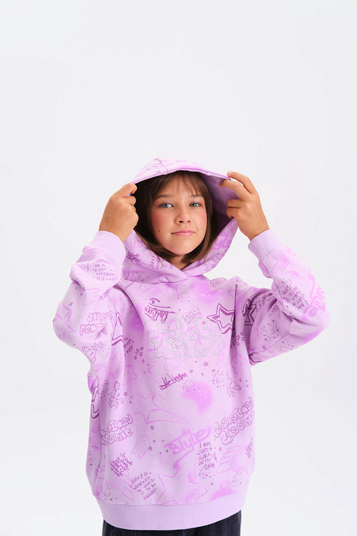 PELICAN, толстовка для девочек, Розовый  фото 3