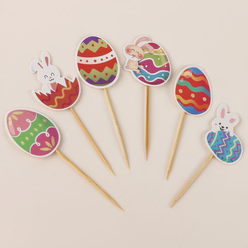 Шпажки Пасхальные традиции, набор 6 шт. - Страна карнавалия фото 3