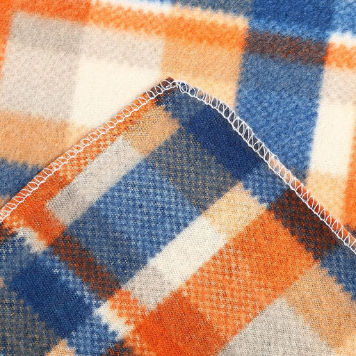 Плед Egoist 130x170см, горчично-серый, флис 160г/м пэ100% - Belezza фото 3