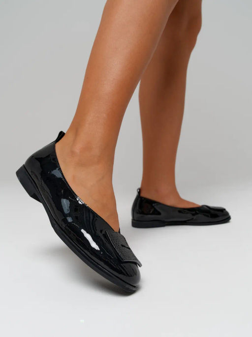 Туфли женские черные, н/к MV1186-010