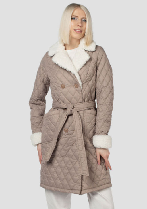 Пальто женское демисезонное (пояс) - Империя пальто фото 12