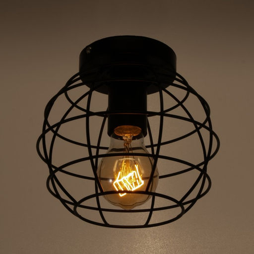 Люстра «Нола» 1×60 Вт E27 черный 18×18×14 см BayerLux