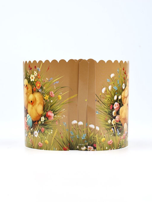 Цена за 3 шт. Ободок для кулича на пасху Цветочной пасхи, 41.6?10 см