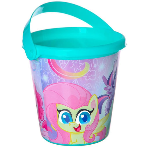 Цена за 2 шт. Ведро детское для игры с песком, My little pony, пластик, 1 л - Hasbro фото 5