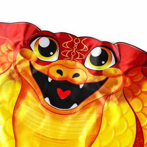 Карнавальный набор «Прикольная Змея», накидка, маска, красный