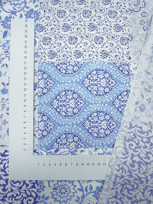 Поплин Кутюрье, ш.2.2м, хлопок-100%, 105гр/м.кв - Купава фото 3