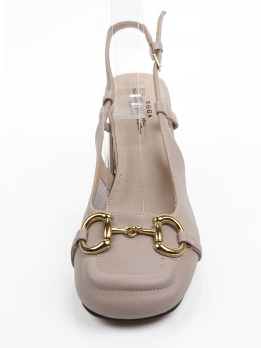 06-XL629-3 BEIGE Туфли летние женские (натуральная кожа)