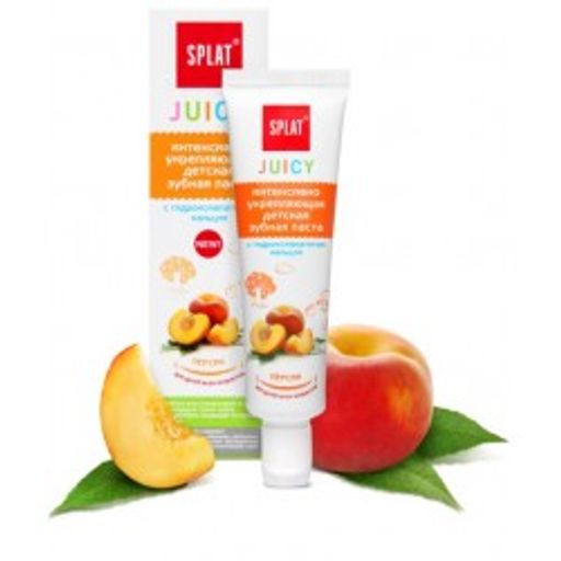 JUICY «ПЕРСИК / Peach» детская зубная паста - Splat фото 2