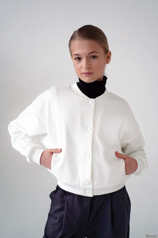 MATTIEL Бомбер D257 из премиального интерсофта с легким начёсом  фото 14