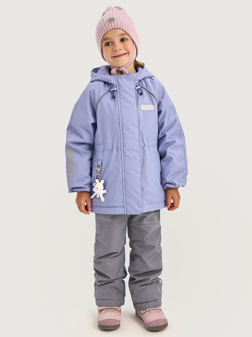 Костюм 7м1826 лаванда/светло-серый