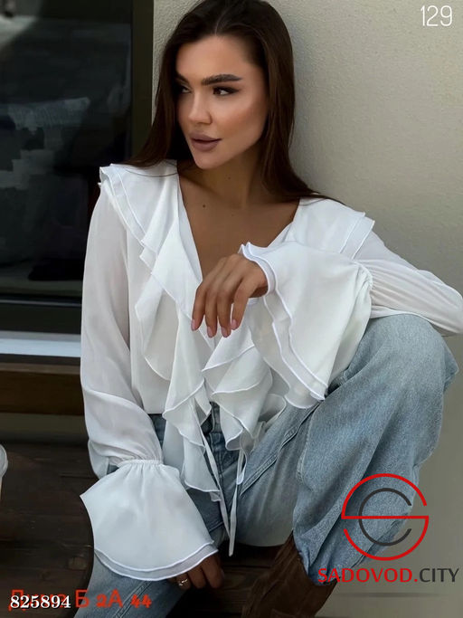 Блузка женская с рюшами