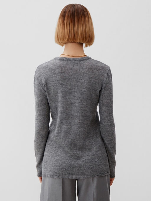 Джемпер женский MINAKU: Knitwear collection, серый, размер 44