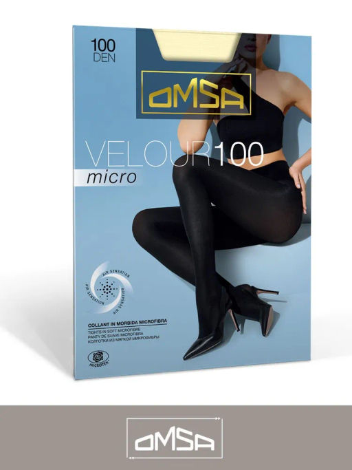 колготки  Velour Micro 100 OMSA  фото 2