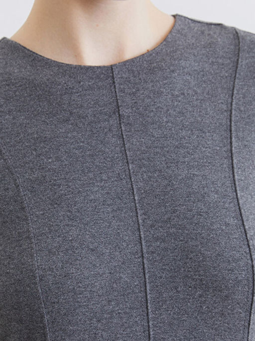 Bisiklet Yaka Klo? Elbise