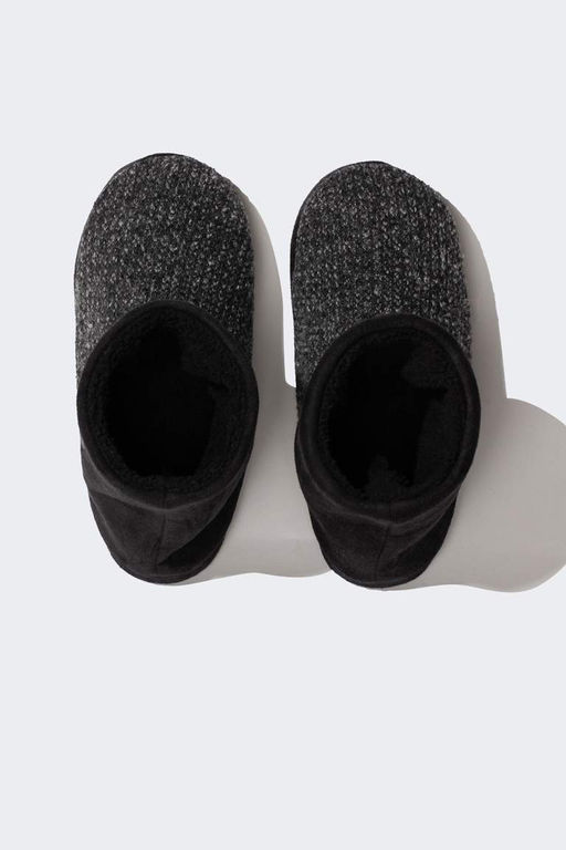 Мужские домашние ботинки на плоской подошве - Defacto фото 6