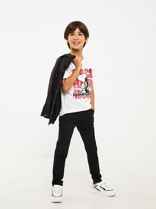 Beli Lastikli Erkek ?ocuk Jean Pantolon - Waikiki фото 3