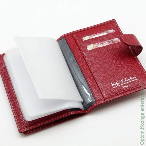 Женская кожаная обложка для паспорта и автодокументов Sergio Valentini СВ 8086-342  фото 5