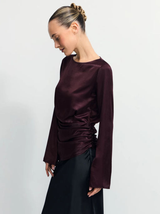 Асимметричная блуза из вискозы / Zarina