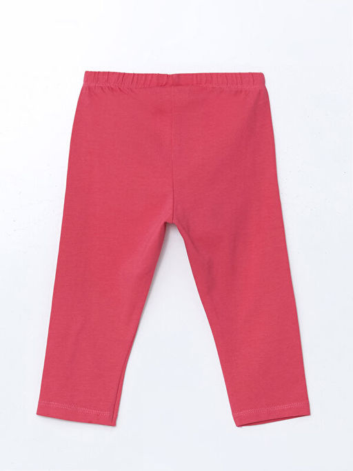 Beli Lastikli Bask?l? K?z ?ocuk Tayt