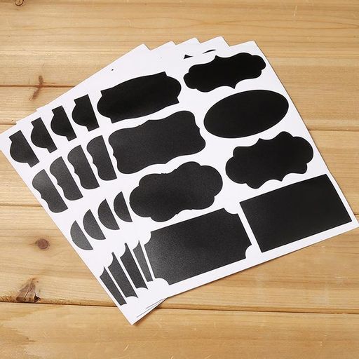 Наклейки для кухни грифельные Ассорти Меловые 8шт. (0970) Лист 10х15 см - Мой органайзер фото 7