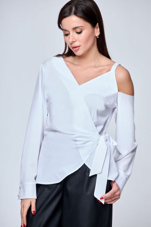 Блуза ANELLI 1177 белый фото 6