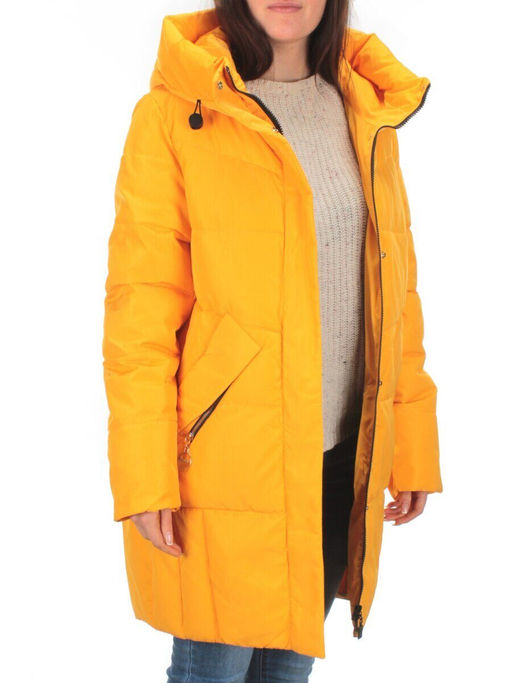 M-22123 YELLOW Пальто зимнее женское MEAJIATEER (био-пух) - Fashion фото 6