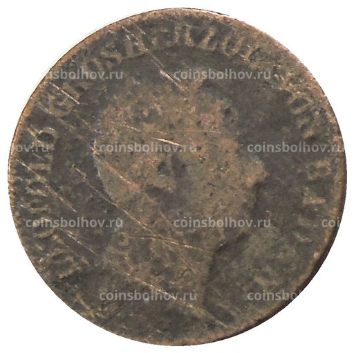 Монета 1 крейцер 1851 года Германские государства  Баден