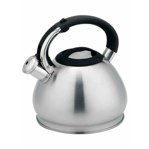 Чайник из нержавеющей стали со свистком "Модерн" 3 литра вв цветной коробке арт.MFK21171 (МФК)