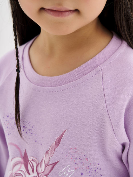 Сиреневая пижама для девочки с единорогом - Kogankids фото 15