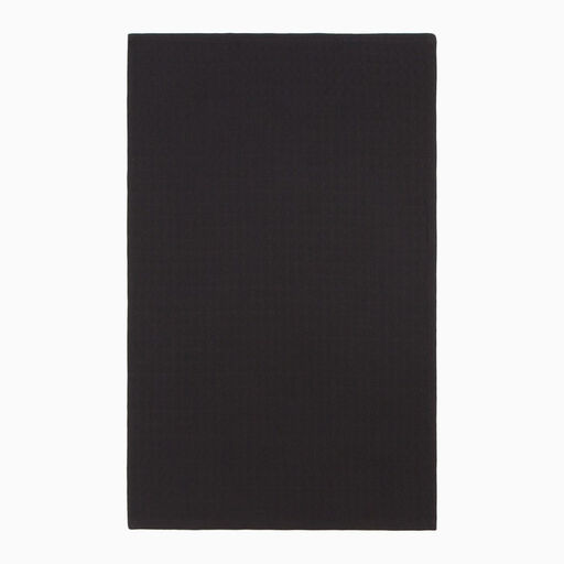 Набор Кухонныйполотенец Доляна, цвет чёрный 35х60см-2шт., 100% хл, вафля, 220 гр/м2  фото 2