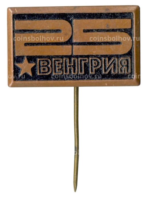 Значок Венгрия  25 лет образования