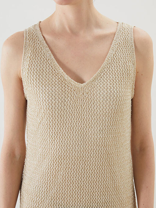 V Yaka Ajurlu Triko Elbise