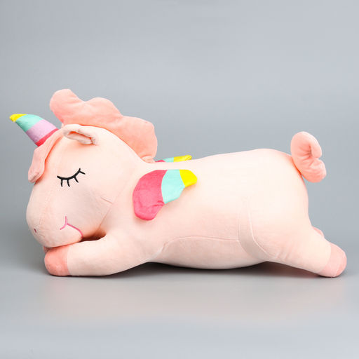 Мягкая игрушка Единорог с пледом, 50 см, цвет розовый - Simaland фото 3