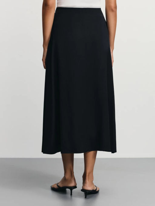 Юбка миди на декоративных пуговицах / Zarina фото 5