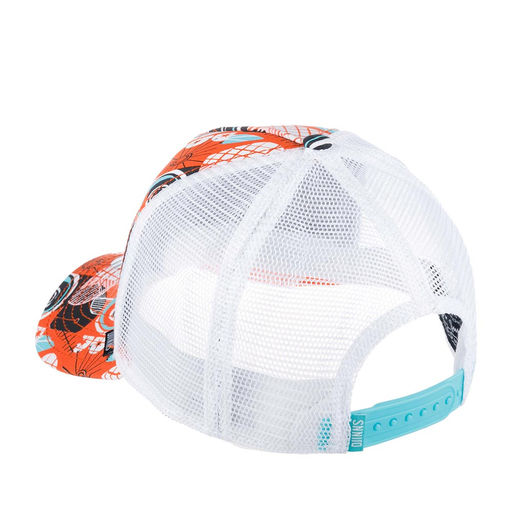 Бейсболка DJINNS арт. HFT Cap IOI Modern Classics (оранжевый / белый)