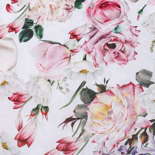 Цена за 10 шт. Бумага упаковочная глянцевая двусторонняя Букет, 100?70 см