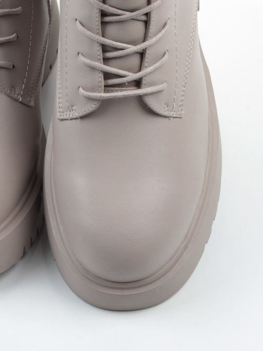 04-PAM366-3Z GRAY Ботинки зимние женские (натуральная кожа, 100% шерсть)