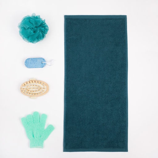 Набор подарочный «Этель» Be happy, полотенце 30×60 см, мочалка, щётка