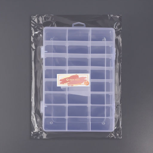 Органайзер для мелочей, передвижные ячейки, 24 ячейки, 19.7×13.3×3.5 см, МИКС