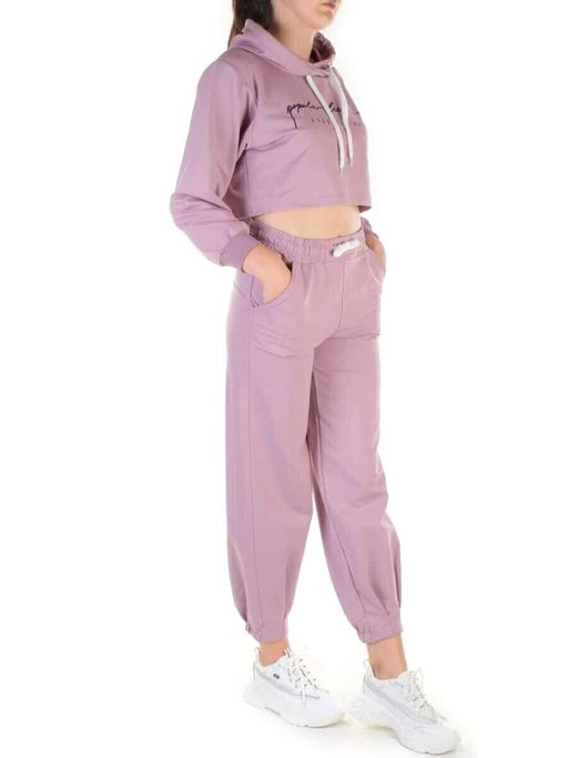 Y316 LILAC Спортивный костюм женский (100% хлопок)