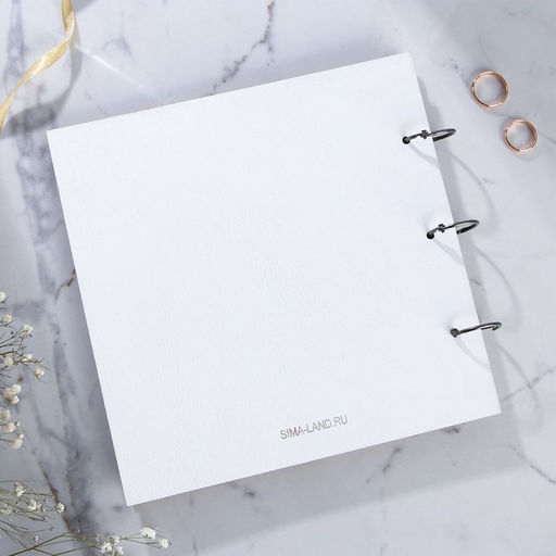 Книга пожеланий в деревянной обложке Розы - Долго и счастливо фото 5