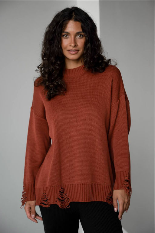 Джемпер ДЖв 1364-1 Коралловый - T.C.T фото 13