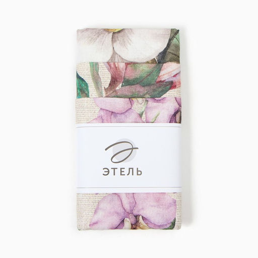 Набор полотенец Этель Цветочное настроение 45х60см - 3 шт, репс 167г/м2, 100 % хл  фото 8
